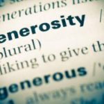 Generosity, choosing, gratitude