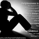 Positive thinking and learned helplessness